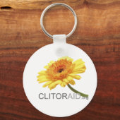 Clitoraid.org Sleutelhanger (Voorkant)