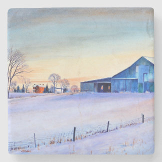 Clity Creek Boerderij Stenen Onderzetter