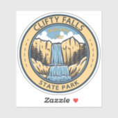 Clity Herfsten State Park Indiana Badge Sticker (Vel)