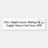 Clive Staples Lewis Bumpersticker (Voorkant)