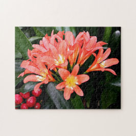 Clivibloemen in bloei legpuzzel