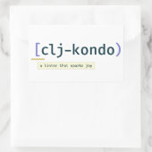 Clj-kondo sticker (Tas)