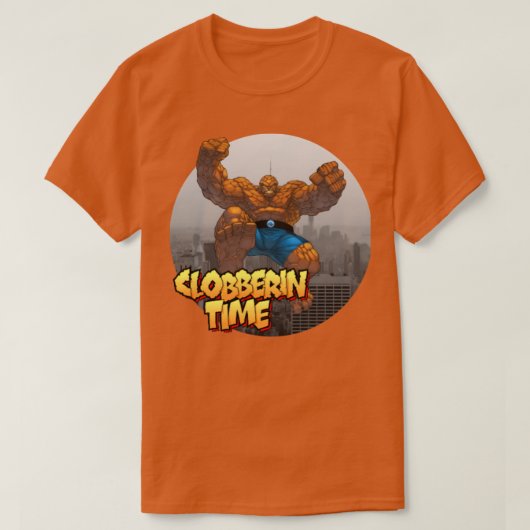 Clobberine tijd 2 t-shirt (Design voorkant)