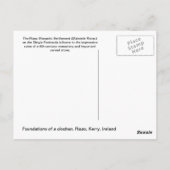clochan, Risac, Kerry, Ierland Briefkaart (Achterkant)