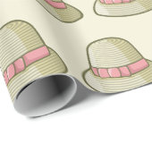 Cloche Hoed Geel Cadeaupapier (Rol Hoek)