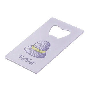 Cloche Pet Lila Creditkaart Flessenopener