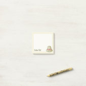 Cloche Pet Yellow Post-it® Notes (Op bureau)