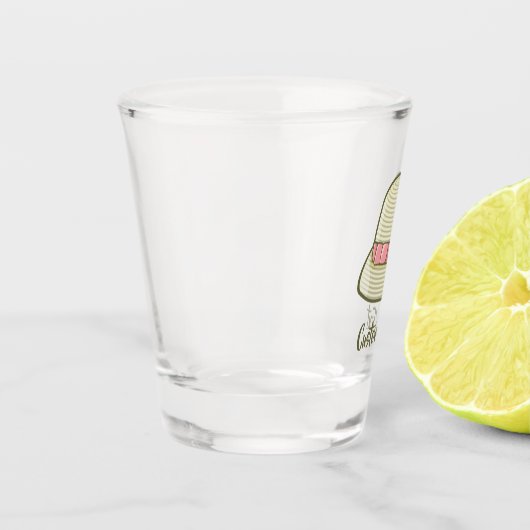 Cloche Pet Yellow Shot Glas (Links)