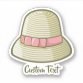 Cloche Pet Yellow Sticker (Voorkant)