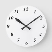 clock 12 template ronde klok (Voorkant)