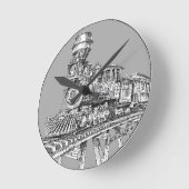 Clock: 1880 Baldwin Ronde Klok (Hoek)