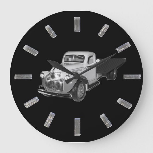 Clock, 1941 - 1942 Chevrolet Truck, Chev, Chevy Grote Klok (Voorkant)
