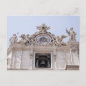 Clock and Bell, Vaticaanstad, Rome, Italië Briefkaart (Voorkant)