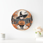Clock Boy Halloween thema Grote Klok (Huis)