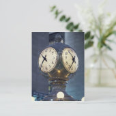 Clock Concursus Grand Central Station New York Briefkaart (Staand voorkant)