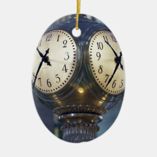 Clock Concursus Grand Central Station New York Keramisch Ornament