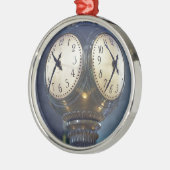 Clock Concursus Grand Central Station New York Metalen Ornament (Links)