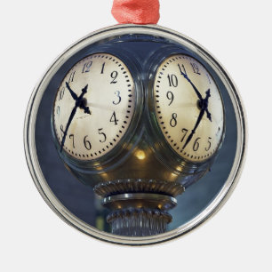 Clock Concursus Grand Central Station New York Metalen Ornament