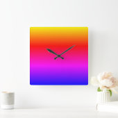 CLOCK COOL  VIERKANTE KLOK (Huis)