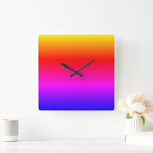 CLOCK COOL VIERKANTE KLOK (Huis)