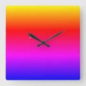 CLOCK COOL  VIERKANTE KLOK (Voorkant)