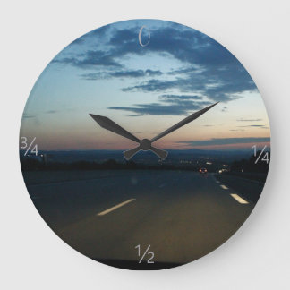 Clock Drive Sunset Grote Klok