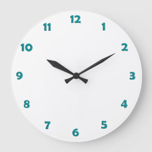 Clock Face Numbers - oceaangroen Grote Klok