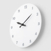 Clock Face Numbers - Waterdruppels Grote Klok (Hoek)