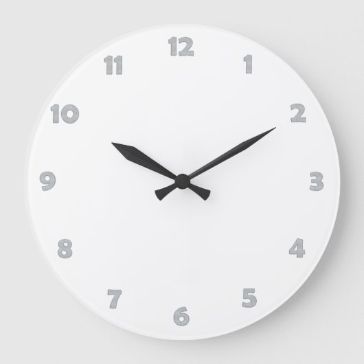 Clock Face Numbers - Waterdruppels Grote Klok (Voorkant)