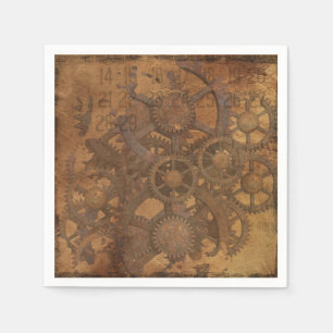 Clock Gears Steampunk Art Servet
