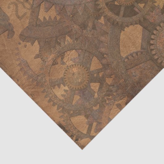 Clock Gears Steampunk Art Tissuepapier (Detail)