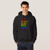 Clock Golf Hoodie (Voorkant volledig)