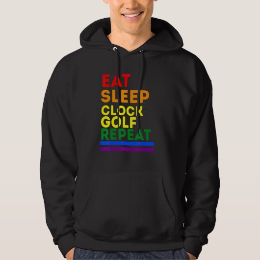 Clock Golf Hoodie (Voorkant)