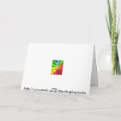 Clock House-Kaart Feestdagen Kaart (Achterkant)