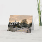 Clock House-Kaart Feestdagen Kaart (Voorkant)