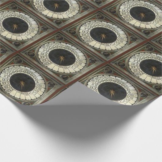 Clock in the Duomo by Paolo Uccello Cadeaupapier (Hoek)