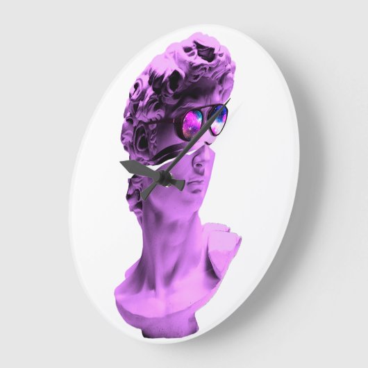 Clock Michelangelo's David - By RLE Art Solutions Grote Klok (Hoek)