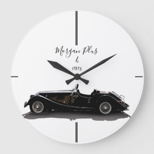 CLOCK MORGAN PLUS 4.1980'S GROTE KLOK