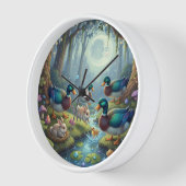 Clock of Ducks, Rabbits, and peace (Hoek)