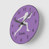 Clock Personalize, Clock For Gym Ronde Klok (Hoek)
