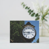 Clock Railroad sq. Santa Rosa, Ca. Briefkaart (Staand voorkant)