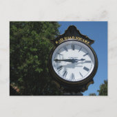 Clock Railroad sq. Santa Rosa, Ca. Briefkaart (Voorkant)