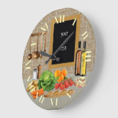 clock-round kitchen grote klok (Hoek)