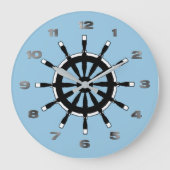 Clock - Ship Helm Grote Klok (Voorkant)