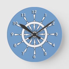 Clock - Ship Helm Ronde Klok