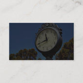 Clock Street Visitekaartje (Achterkant)