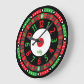 CLOCK TILDE Las Vegas RULETA RUSA Grote Klok (Hoek)