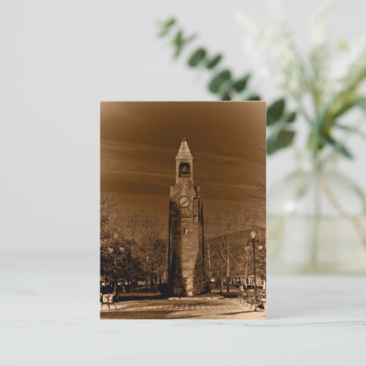 Clock Tower Corning ny Briefkaart (Staand voorkant)