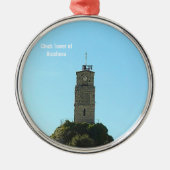 Clock Tower of Arachova Greece Metalen Ornament (Voorkant)