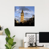 Clock Tower Poster (Thuiskantoor)